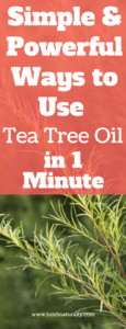 tea tree oil