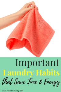 laundry habits