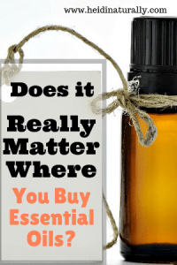 Does it Really Matter Where You Buy Essential Oils?
