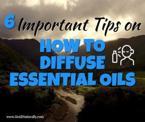 Tips on how to diffuse essential oils