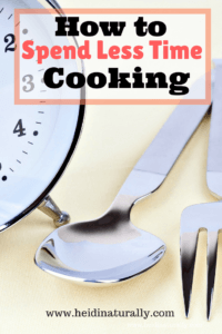 less time cooking