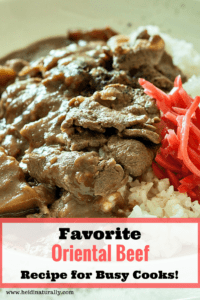 Oriental Beef Recipe – Family Favorite