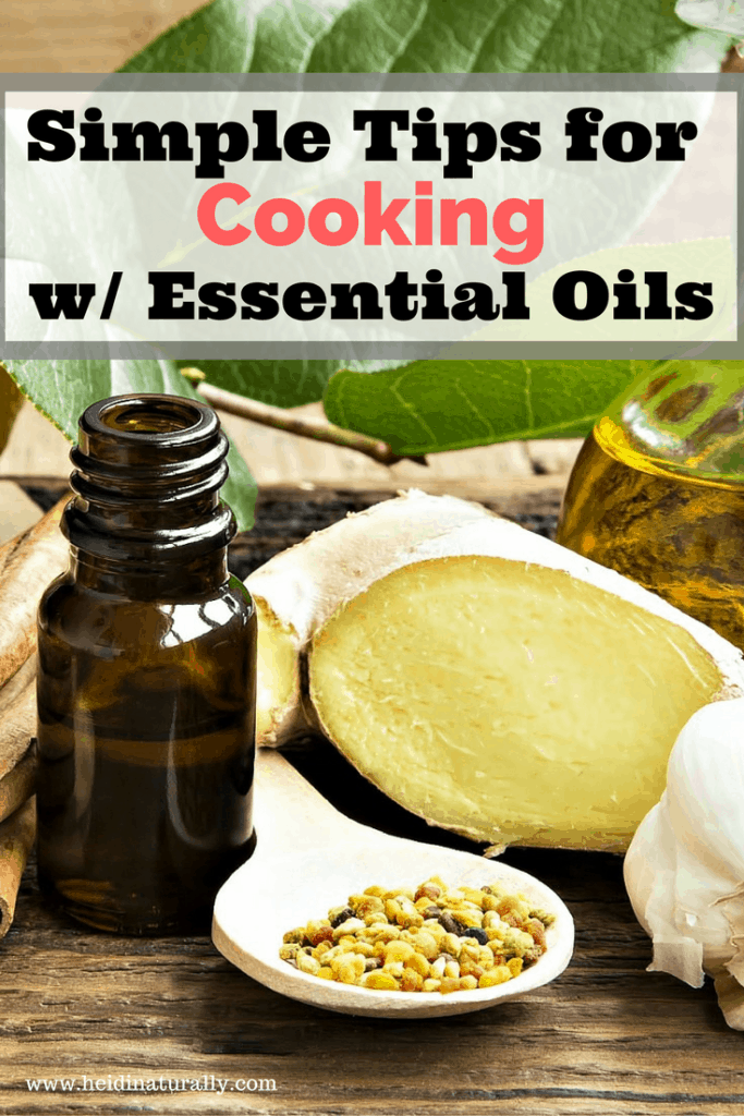 cooking with essential oils