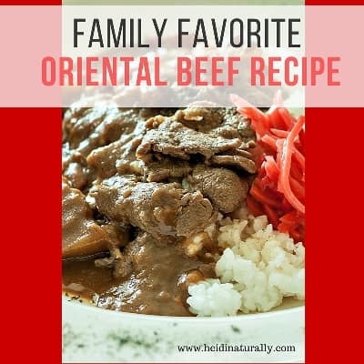 oriental beef recipe