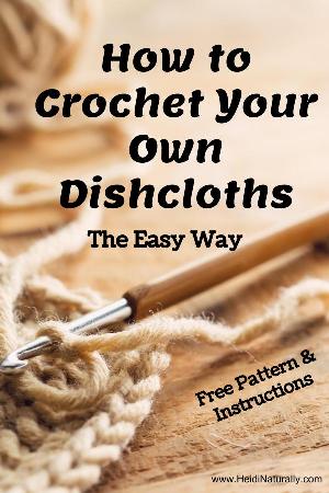 how to crochet dishcloths