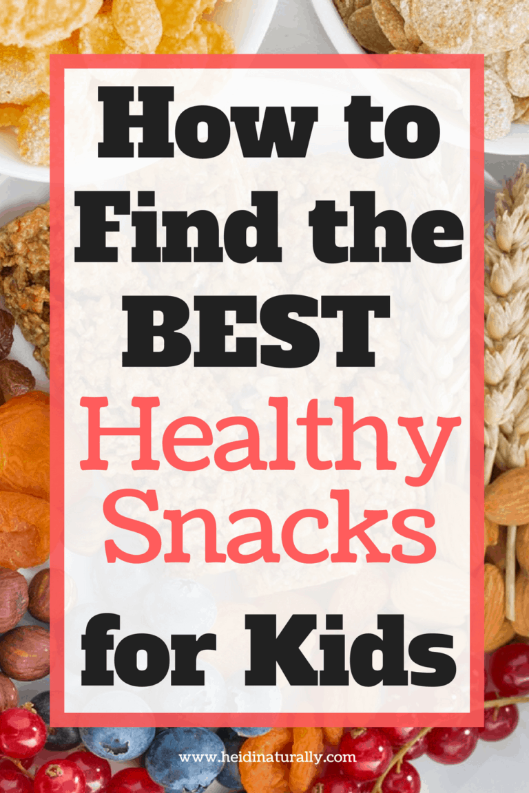 Healthy Snacks for Kids - Eat Right, Feel Better - Heidi Naturally