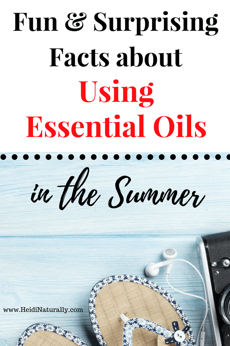 Find out how to use essential oils for summer wellness. Learn what oils are best to use & how to use them. Get recipes & ideas for success. #essentialoils #essentialoilsforsummer #summer