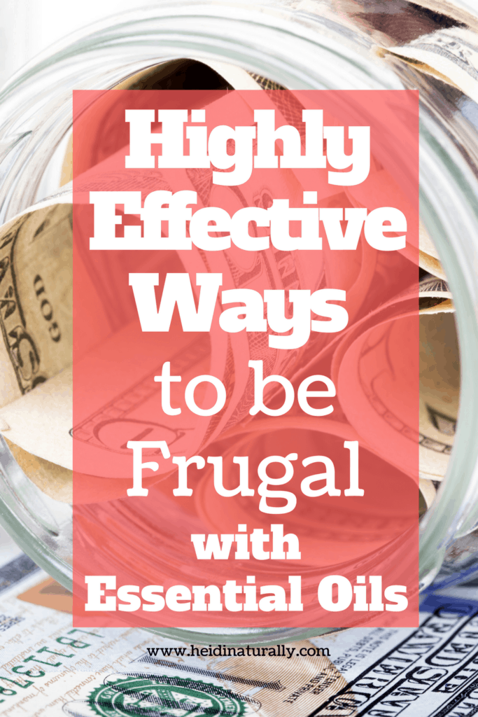 ways to be frugal with essential oils