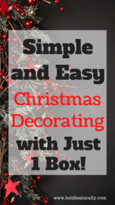 Simple Christmas Decorations – Festive Home All in One Box