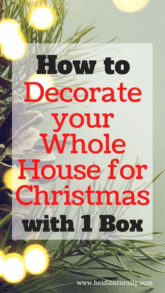 Christmas decor DIY