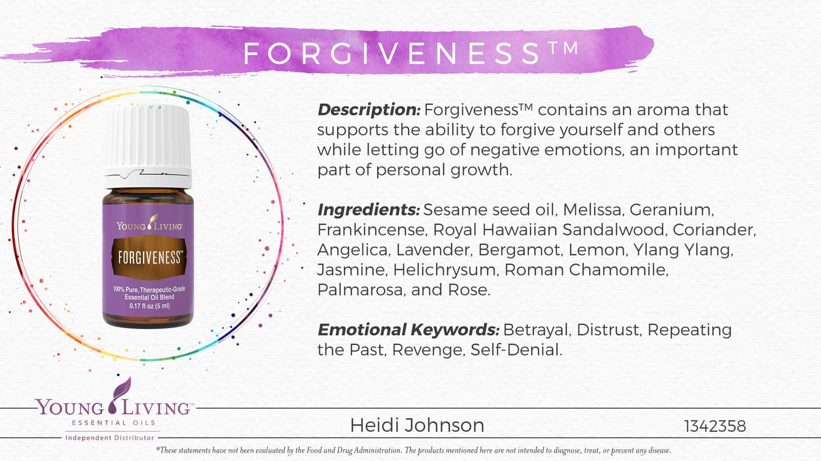 forgiveness essential oil