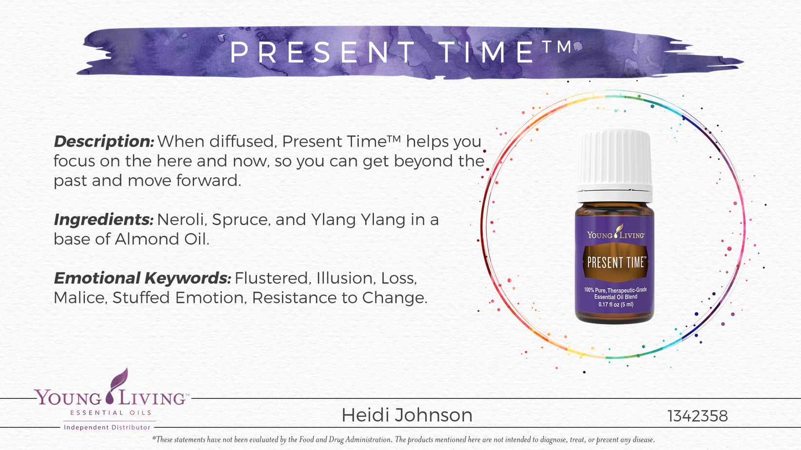 present time essential oil