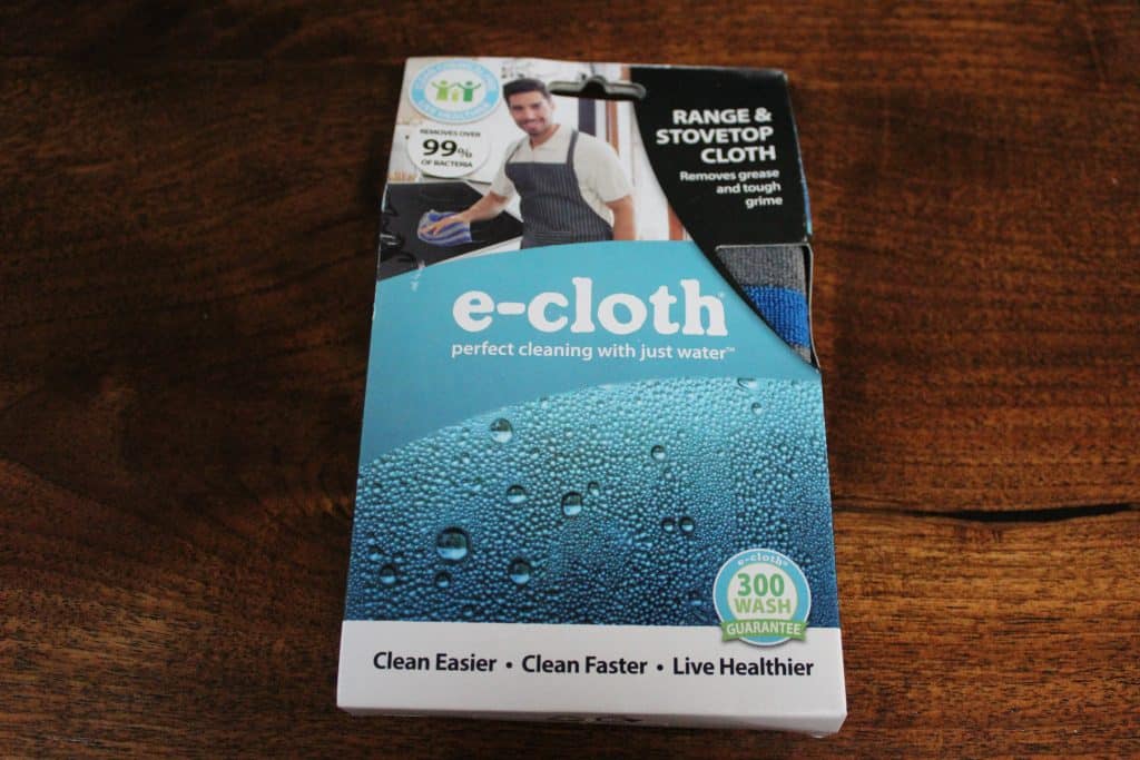 clean a stove top with e-cloth
