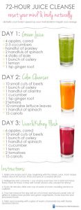 72 hour juice cleanse