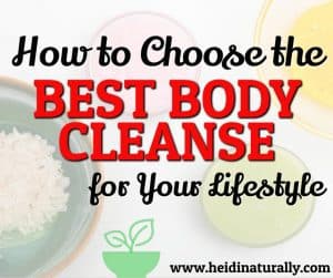 how to cleanse your body