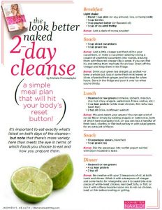 2 day cleanse diet
