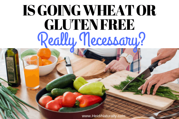 Eating wheat or gluten free