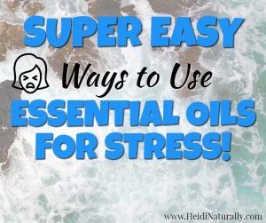 How to use essential oils for stress
