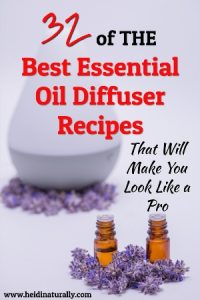 Essential oil diffuser recipes