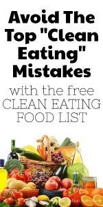 clean eating food list