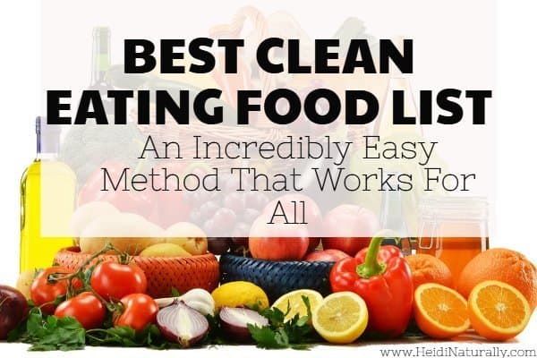 Clean eating list