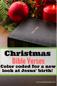 Christmas Bible verses printable